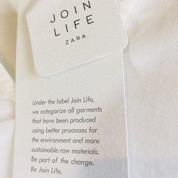 Zara Tiered Top High Low Tunic Oversized Top White - Picture 5 of 8